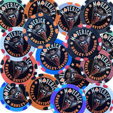 Load image into Gallery viewer, Maverick H-D Poker Chips