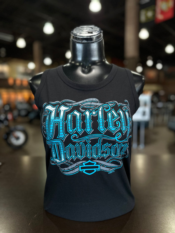 Ladies Swirl Lines Tank