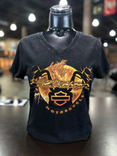 Load image into Gallery viewer, Ladies Electric Lights Tee
